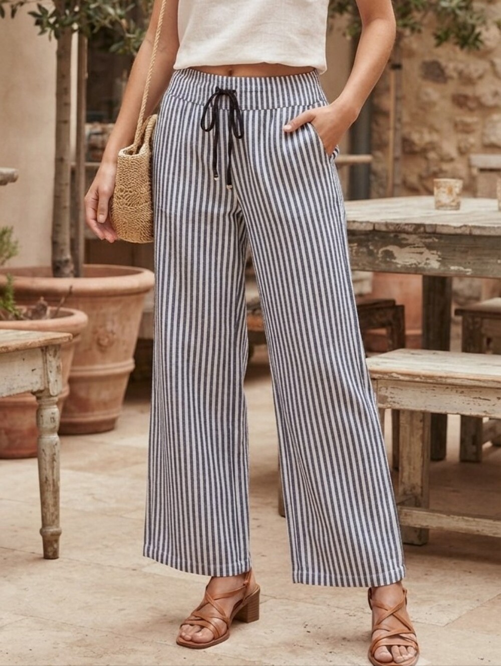 Hurley Lightweight Wide Leg  Pants